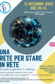 Locandina genitori serata 15 dicembre